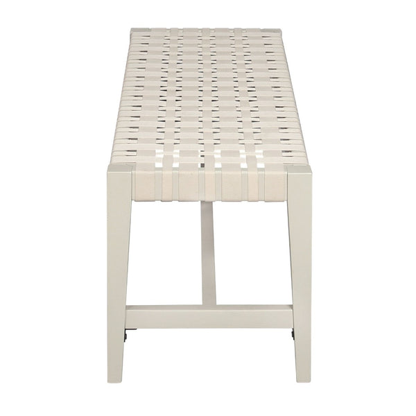 Atlas Causeway Bench - Minimalist Design with Sustainable Craftsmanship for Elegant Living Spaces Off White SE11010-04