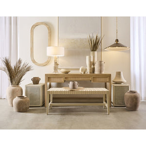 Atlas Causeway Bench - Minimalist Design with Sustainable Craftsmanship for Elegant Living Spaces Off White SE11010-04