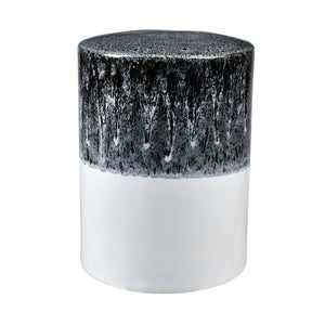 Atlas Gallemore Stool – Unique Gray Earthenware Accent for Seating, Tables, or Decorative Display Use SE11019-01