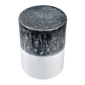 Atlas Gallemore Stool – Unique Gray Earthenware Accent for Seating, Tables, or Decorative Display Use SE11019-01