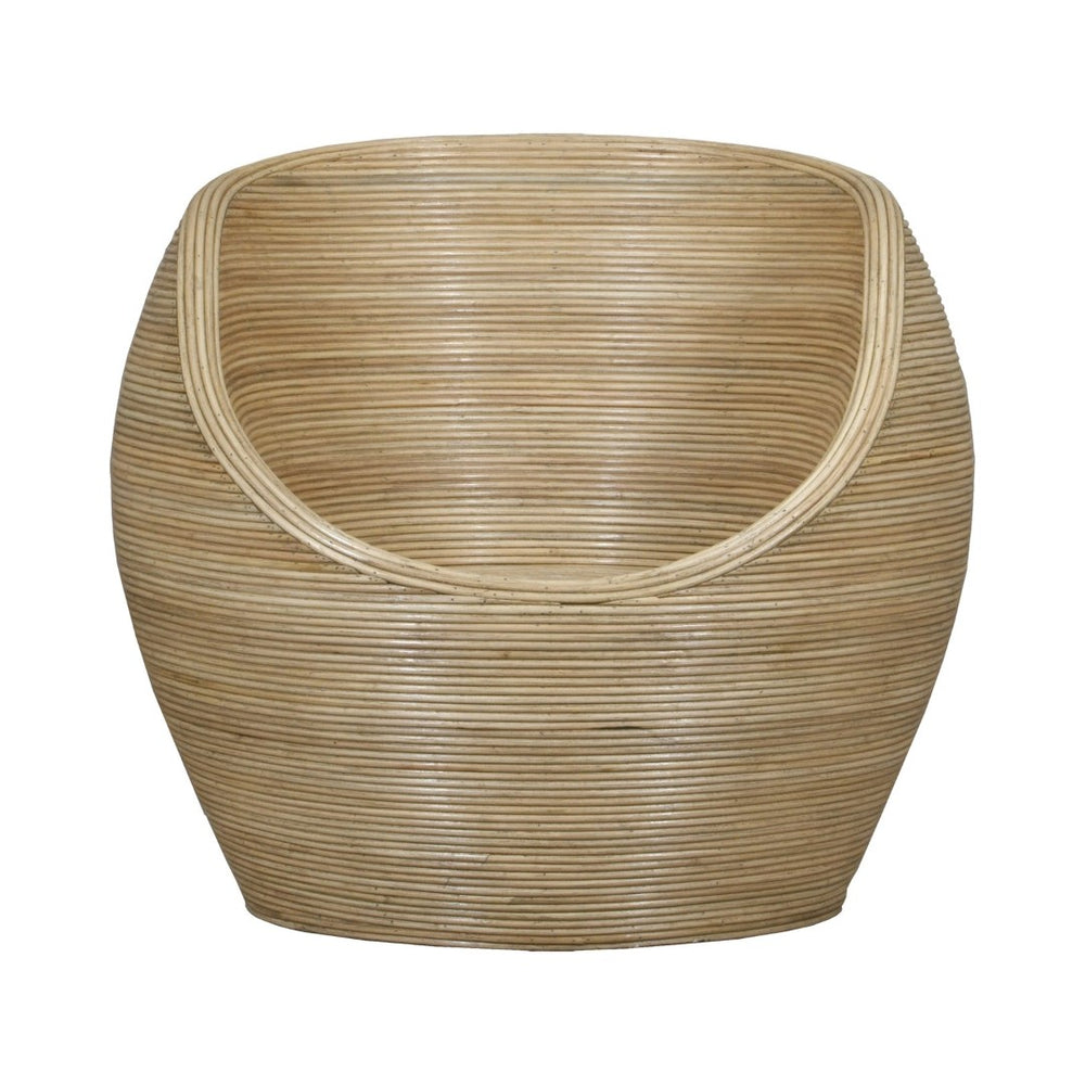 Atlas Gentong Chair - Handcrafted Natural Rattan Cane Seating with Vintage Charm for Coastal Interiors SE11021-01