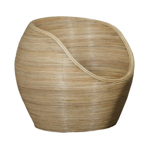 Atlas Gentong Chair - Handcrafted Natural Rattan Cane Seating with Vintage Charm for Coastal Interiors SE11021-01