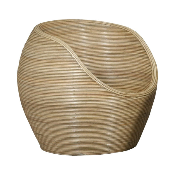Atlas Gentong Chair - Handcrafted Natural Rattan Cane Seating with Vintage Charm for Coastal Interiors SE11021-01