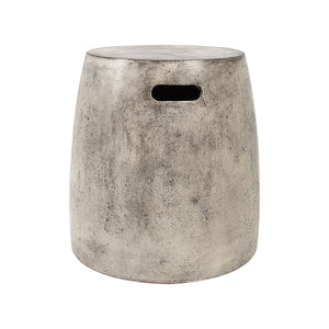 Atlas Hive Accent Stool - Handcrafted Waxed Concrete with Polished Finish, Versatile Modern Seating Solution SE11024-01