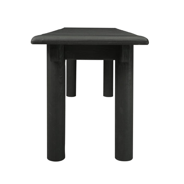 Atlas Keller Bench - Minimalist Scandinavian Design with Shou Sugi Ban Finish for Modern Interiors SE11030-01