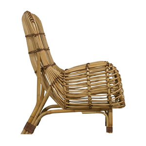 Atlas Osca Chair - Handcrafted Natural Rattan Seating with Sculptural Design for Cozy Coastal Interiors SE11045-01