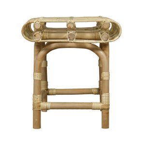 Atlas Rendra Handcrafted Rattan Bench - Versatile Seating for Living Rooms, Entryways & Bohemian Decor SE11049-01