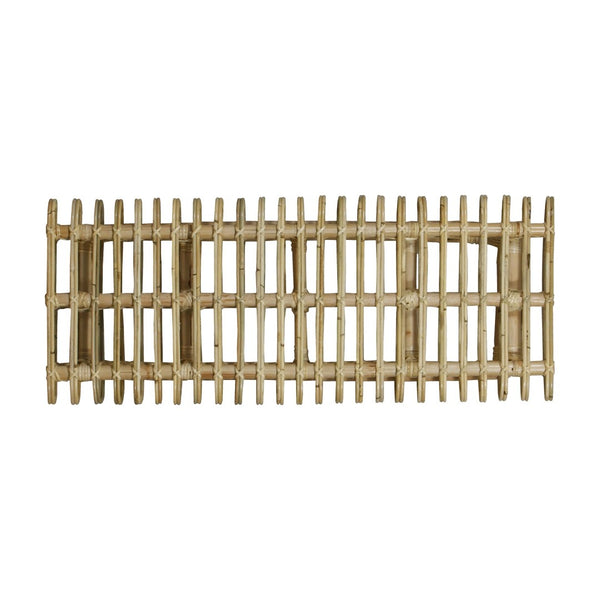 Atlas Rendra Handcrafted Rattan Bench - Versatile Seating for Living Rooms, Entryways & Bohemian Decor SE11049-01