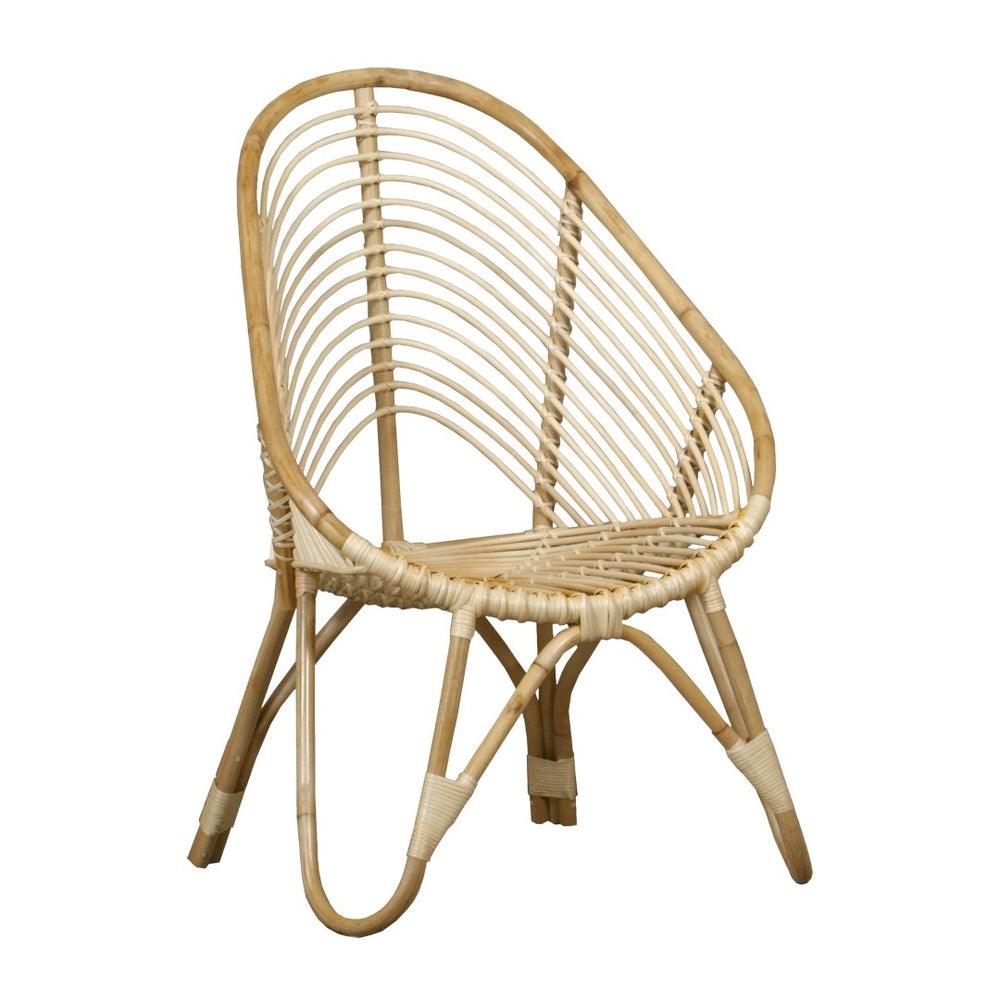 Atlas Rendra Chair - Handcrafted Rattan Accent Seat with Vintage Charm for Cozy Living Spaces & Decor SE11050-01