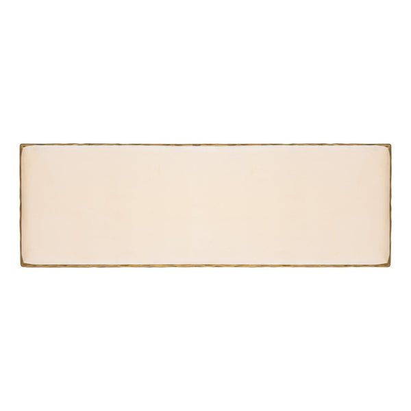 Atlas Seville Long Bench - Elegant Brass Frame with Luxurious Bone Velvet Cushion for Versatile Seating SE11057-02
