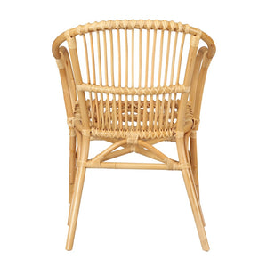 Atlas Tika Chair - Handcrafted Armchair with Rattan Accents for Timeless Comfort & Natural Elegance SE11060-01