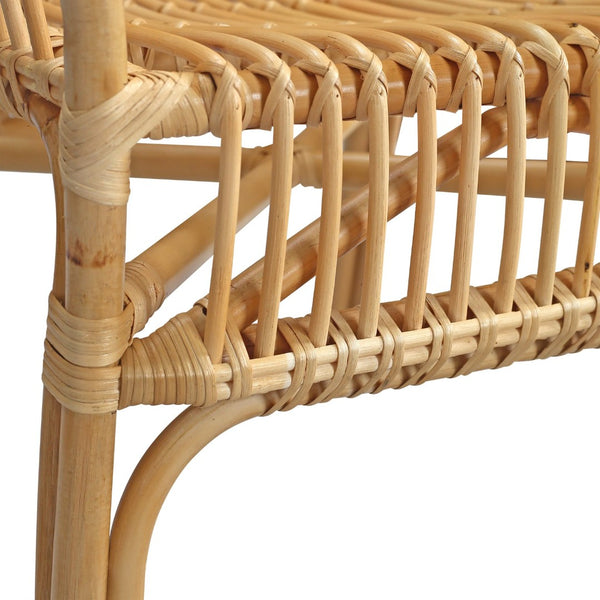 Atlas Tika Chair - Handcrafted Armchair with Rattan Accents for Timeless Comfort & Natural Elegance SE11060-01