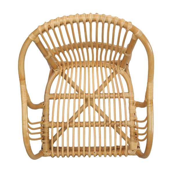 Atlas Tika Chair - Handcrafted Armchair with Rattan Accents for Timeless Comfort & Natural Elegance SE11060-01