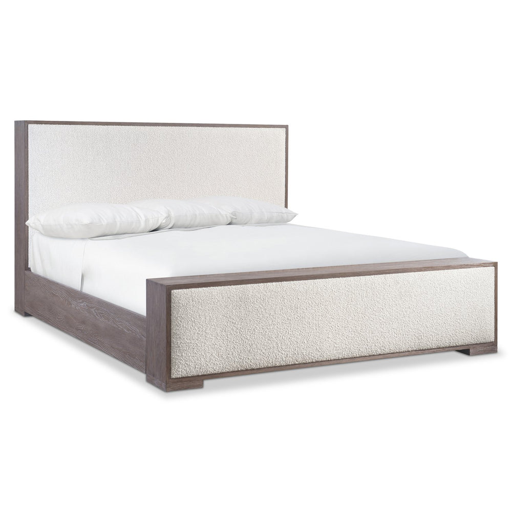 Bernhardt Bernhardt Casa Paros Queen Bed With Playa Wood Frame, Upholstered Inset Headboard & Bench Footboard K1876