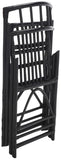 Safavieh Maja Rattan Folding Accent Chair - Set of 2 XII23 Black Rattan SEA7042A-SET2