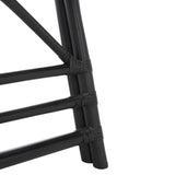 Safavieh Maja Rattan Folding Accent Chair - Set of 2 XII23 Black Rattan SEA7042A-SET2