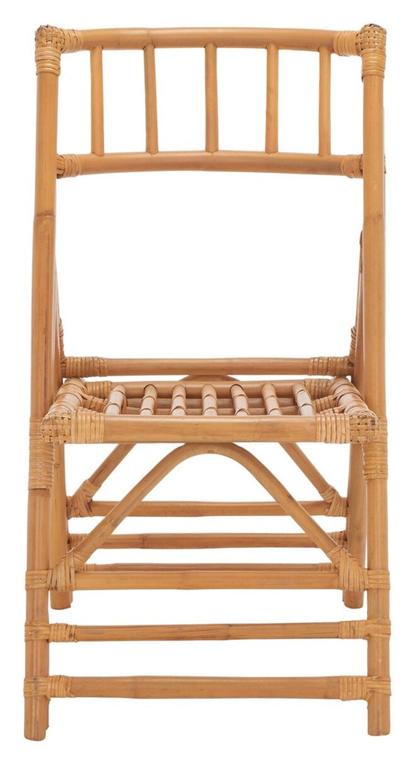 Safavieh Maja Rattan Folding Accent Chair - Set of 2 XII23 Honey Rattan SEA7042B-SET2