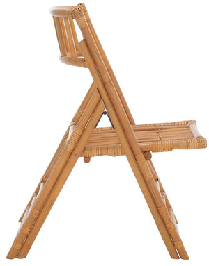 Safavieh Maja Rattan Folding Accent Chair - Set of 2 XII23 Honey Rattan SEA7042B-SET2