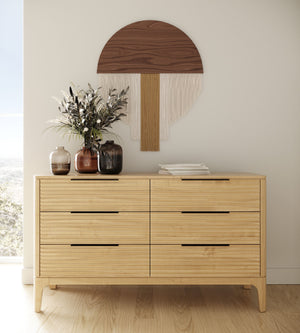 VIG Furniture Modrest Seattle - Modern Natural Oak Dresser VGWD-SEA-DR06