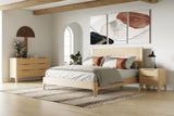 VIG Furniture Modrest Seattle - Modern Natural Oak Bedroom Set VGWD-SEA-QBKB-SET