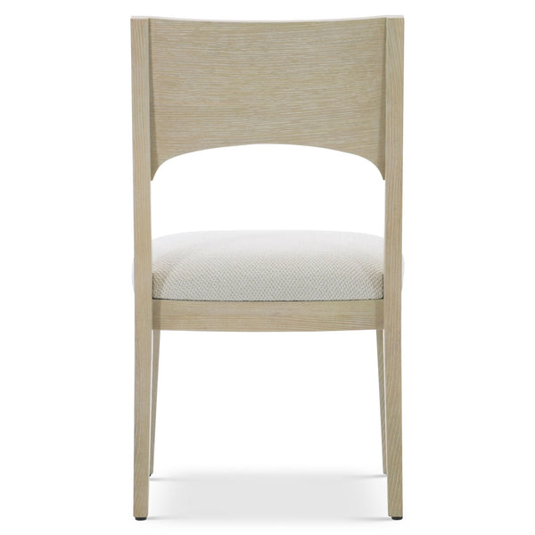 Bernhardt Bernhardt Solaria Side Chair — Rustic Modern Walnut-Quartered Ash Frame, Upholstered Seat, Floor Glides, 20.5"X23.5" 310555