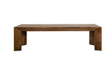 Parker House Crossings - Downtown Dining Bench Amber Solid Mango DDOW#1264