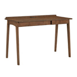 Homelegance By Top-Line Chilton Walnut Finish Writing Desk and Chair Set Walnut Rubberwood