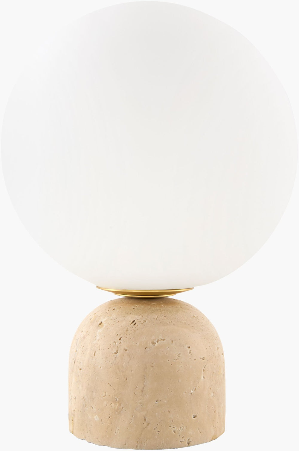Surya Selun Felt and Glass Accent Lamp Slim Ambient Light for Modern Minimalist Spaces SELN-001