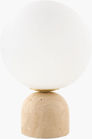 Surya Selun Felt and Glass Accent Lamp Slim Ambient Light for Modern Minimalist Spaces SELN-001