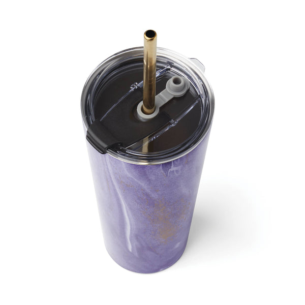 Lenox Cambridge 24 Oz Purple Geo Insulated Tumblers, Set of 2 NO COLOR METAL EWG8PUCB2DS