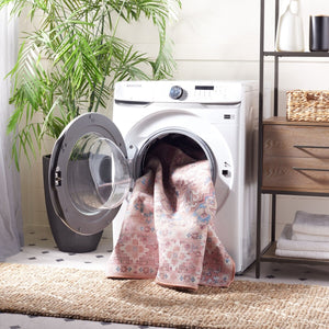 Safavieh Serapi 515 Power Loomed Transitional Rug Beige / Pink 3'-3" x 5'