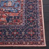 Safavieh Serapi 560 Power Loomed Transitional Rug Red / Navy 8' x 8' Square