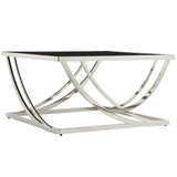 Amiyah Steel Arch Square Coffee Table