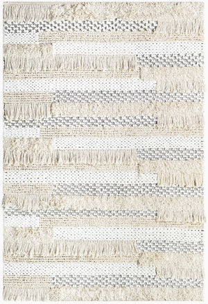 Surya Serena 2'6" X 8' Eco-friendly Handmade Area Rug - Stylish, Durable, And Perfect For Any Room! Ivory Cotton Ser2301-810