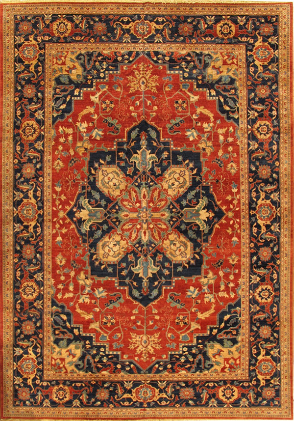 Pasargad Home Serapi Collection Hand-knotted Wool Area Rug - Timeless Style For Elegant Interiors   P-22 12x18