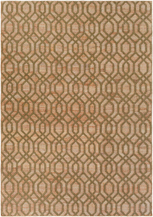 Surya Seaport 2' X 3' Handmade Jute And Viscose Rug - Elegant Global Design For Charming Home Decor Sage Jute,Viscose Set3014-3353