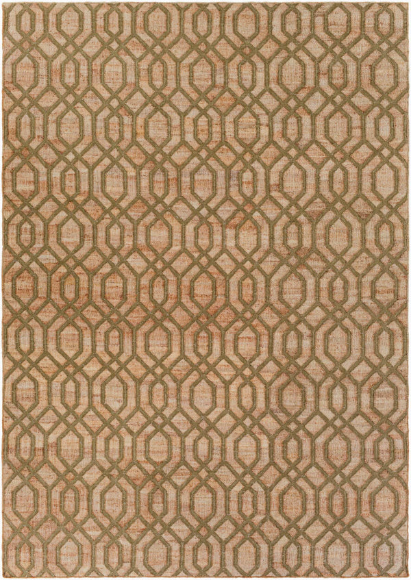 Surya Seaport 2' X 3' Handmade Jute And Viscose Rug - Elegant Global Design For Charming Home Decor Sage Jute,Viscose Set3014-3353