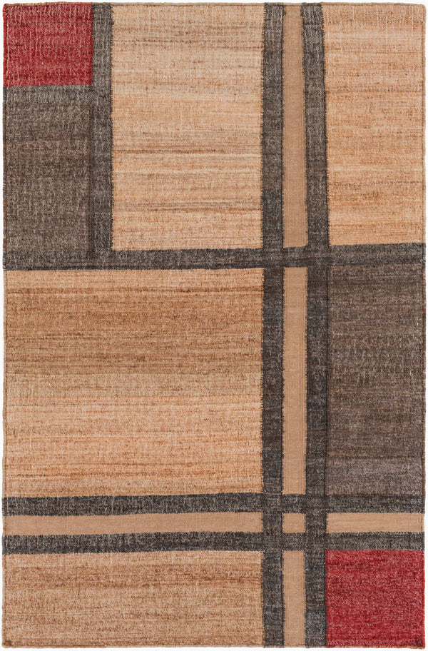 Surya Seaport 2' X 3' Handmade Jute And Viscose Rug - Elegant Global Design For Charming Home Decor Light Beige Jute,Viscose Set3037-576