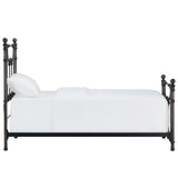 Homelegance By Top-Line Roshan Victorian Iron Metal Twin Bed Black Metal