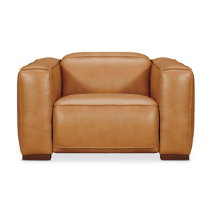 Hooker Furniture Fresco Semi-aniline Leather Power Recliner with Motorized Headrest for Modern Living SS404-PH1-080