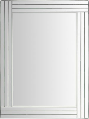 Livabliss Seymore Frameless Rectangular Wall Mirror Large Reflective Surface for Modern Interiors Clear 40"H x 30"W x 2"D SEY4000-M