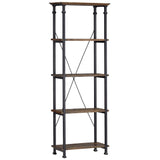 Homelegance By Top-Line Rafferty Vintage Industrial Rustic 26-inch Bookcase Brown Wood