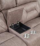 Steve Silver Aria Power-Power Loveseat w/ Console Sand AA950LS