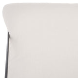 Safavieh Portland Pillow Top Sofa X23 Ivory / Black SFA1006A