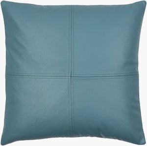 Livabliss Sheffield Faux Suede Leather Square Throw Pillow Transitional Accent for Sofa or Bench SFD005-2020