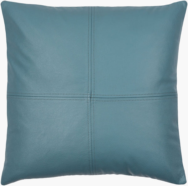 Livabliss Sheffield Faux Suede Leather Square Throw Pillow Transitional Accent for Sofa or Bench SFD005-2020