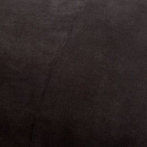 Surya Suede Fringe Rustic Lumbar Pillow 14"L X 22"W - Cozy Comfort, Earthy Elegance, Easy Care! Black Leather,Cotton Sfg002-1422p