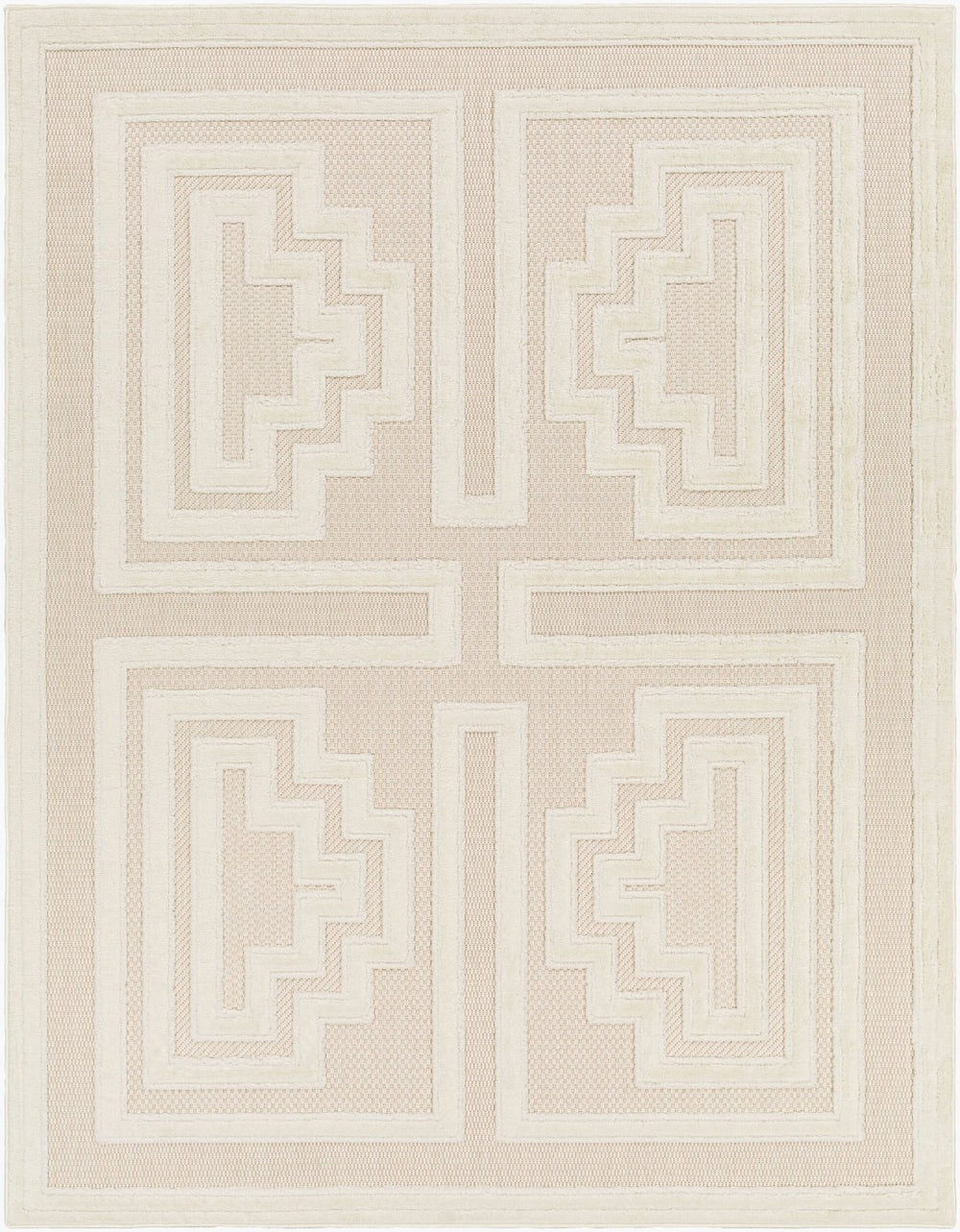 Livabliss San Diego Polypropylene Area Rug Machine Woven Indoor Outdoor Living Room Accent SFG2336-679