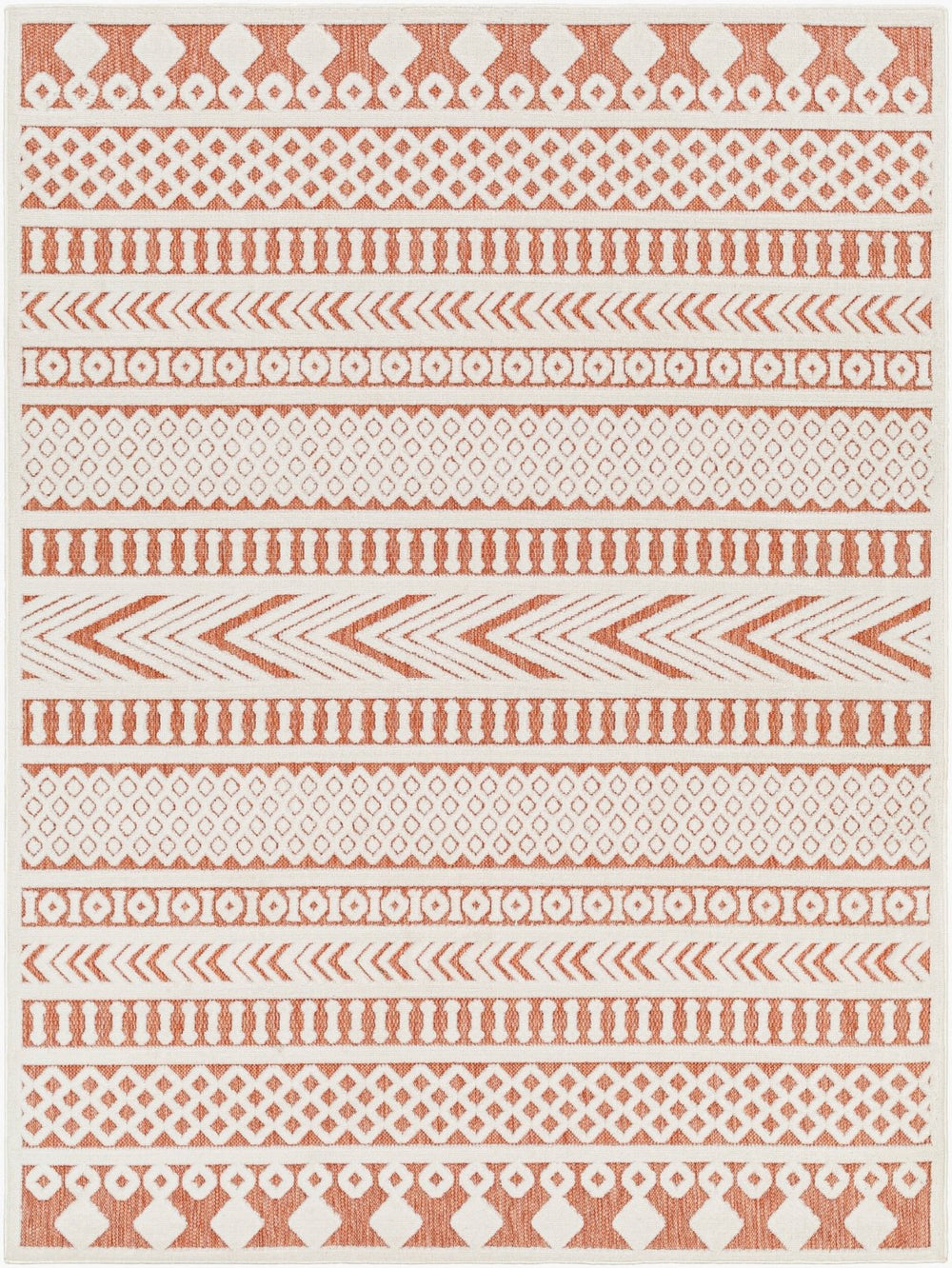 Livabliss San Diego Geometric Area Rug Scandinavian Modern Polypropylene Weave for Living Rooms SFG2350-71010