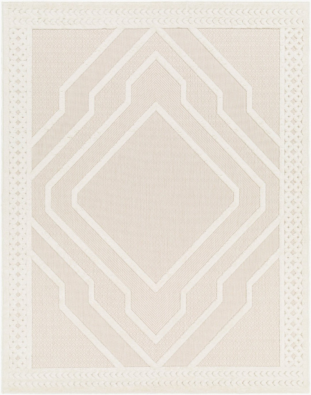 Livabliss San Diego Scandinavian Modern Polypropylene Area Rug for Living Room or Patio SFG2356-9212